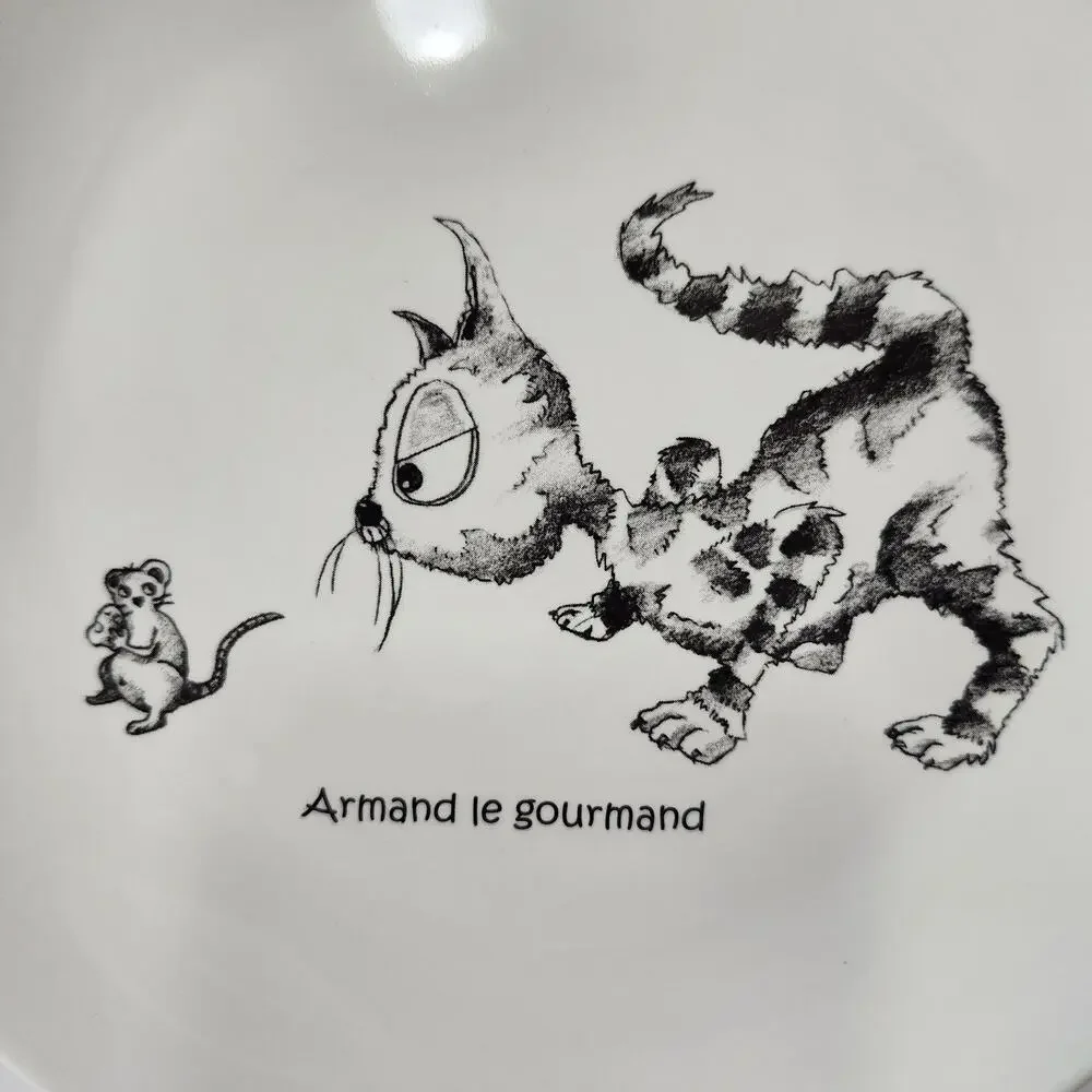 Vtg Armand le gourmand & Henri l endormi Cats of Paris By Kiss That Frog
